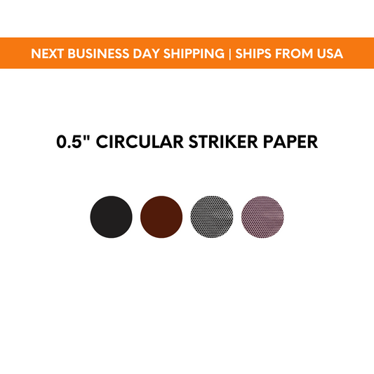0.5" Circle | Pre-cut Striker Paper