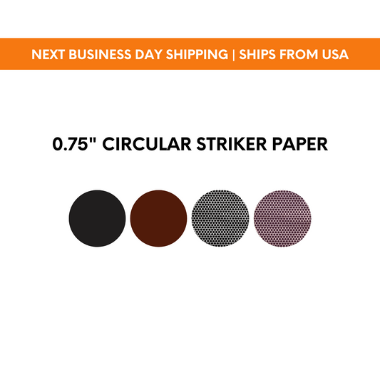 0.75" Circle | Pre-cut Striker Paper
