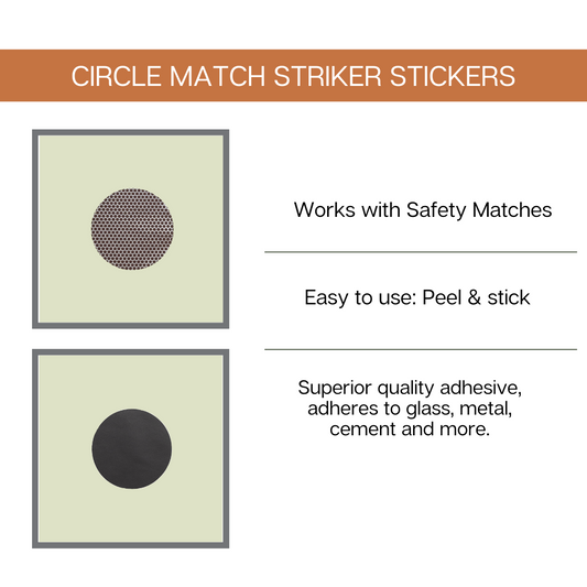 Pre-cut Striker Paper Sticker